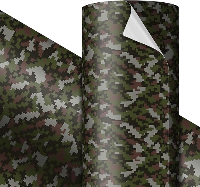 VViViD Premium Digital Camouglage Craft Vinyl Roll 1ft x 5ft – Bubble-Free Air