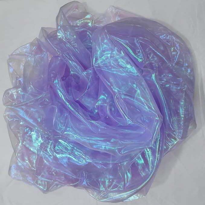 Light Purple Iridescent Organza Fabric