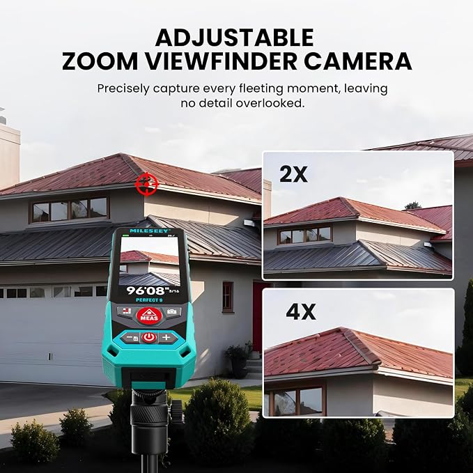 MILESEEY P9 Outdoor Laser Measuring Tool, 985ft Professional Laser Distance