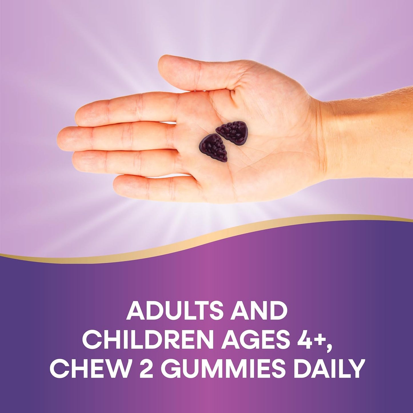 Nature's Way Sambucus Elderberry Immune Support Gummies for Kids & Adults* with Black Elderberry Extract, Vitamin C, Vitamin D3, and Zinc, 60 Gummies (Set of 3)