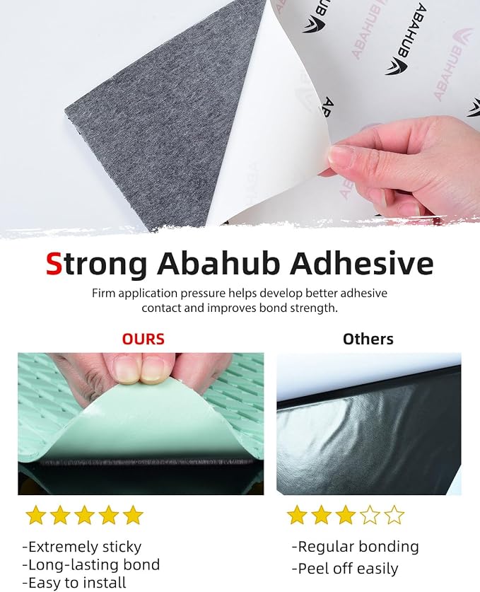 Abahub EVA Foam Boat Flooring Self-Adhesive Decking Surfboard Traction Pad |