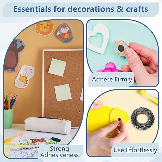 400 PCS 2mm Double Sided Foam Dots 0.4" Foam Round Dots 3D Foam Tape Craft