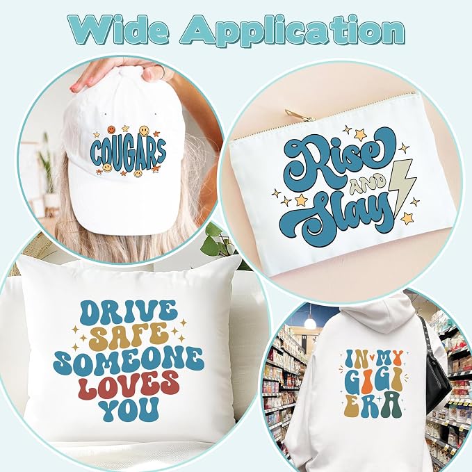 HTVSTD Deep Sea Blue Boho HTV Heat Transfer Vinyl 8pcs 12×10in | Dark Boho