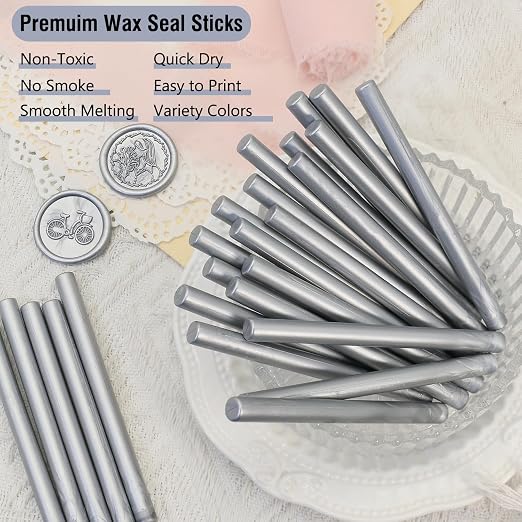 60pcs Wax Seal Sticks, HOSEALING Glue Gun Wax Seal Sticks