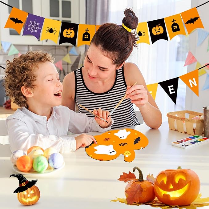 60 Pcs Pumpkin Wooden Cutouts Thanksgiving Unfinished Wood Crafts Pumpkin