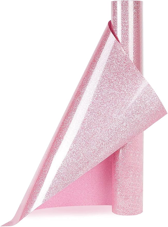 HTVVETUR Glitter HTV Vinyl Rolls Heat Transfer Vinyl