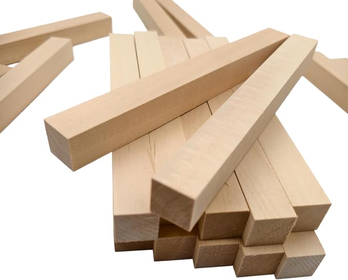 20PCS Basswood Carving Blocks, Whittling Wood Carving Kit, Unfinished Wooden