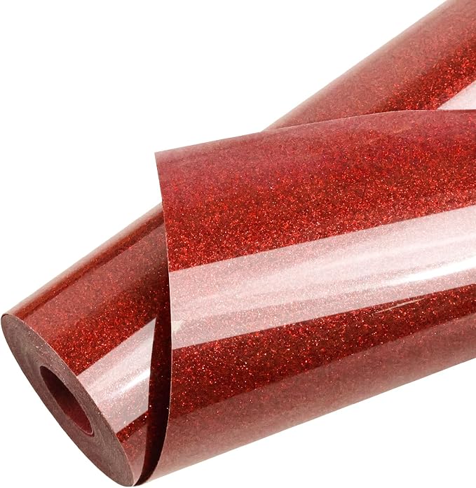 Glitter HTV Heat Transfer Vinyl, Sparkle HTV Compatible