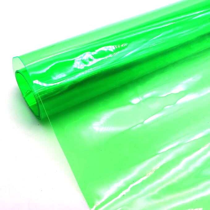 David accessories Transparent PVC Holographic Vinyl Sheets 1 Roll 11.8''x47''