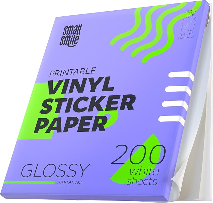 Premium Printable Vinyl Sticker Paper