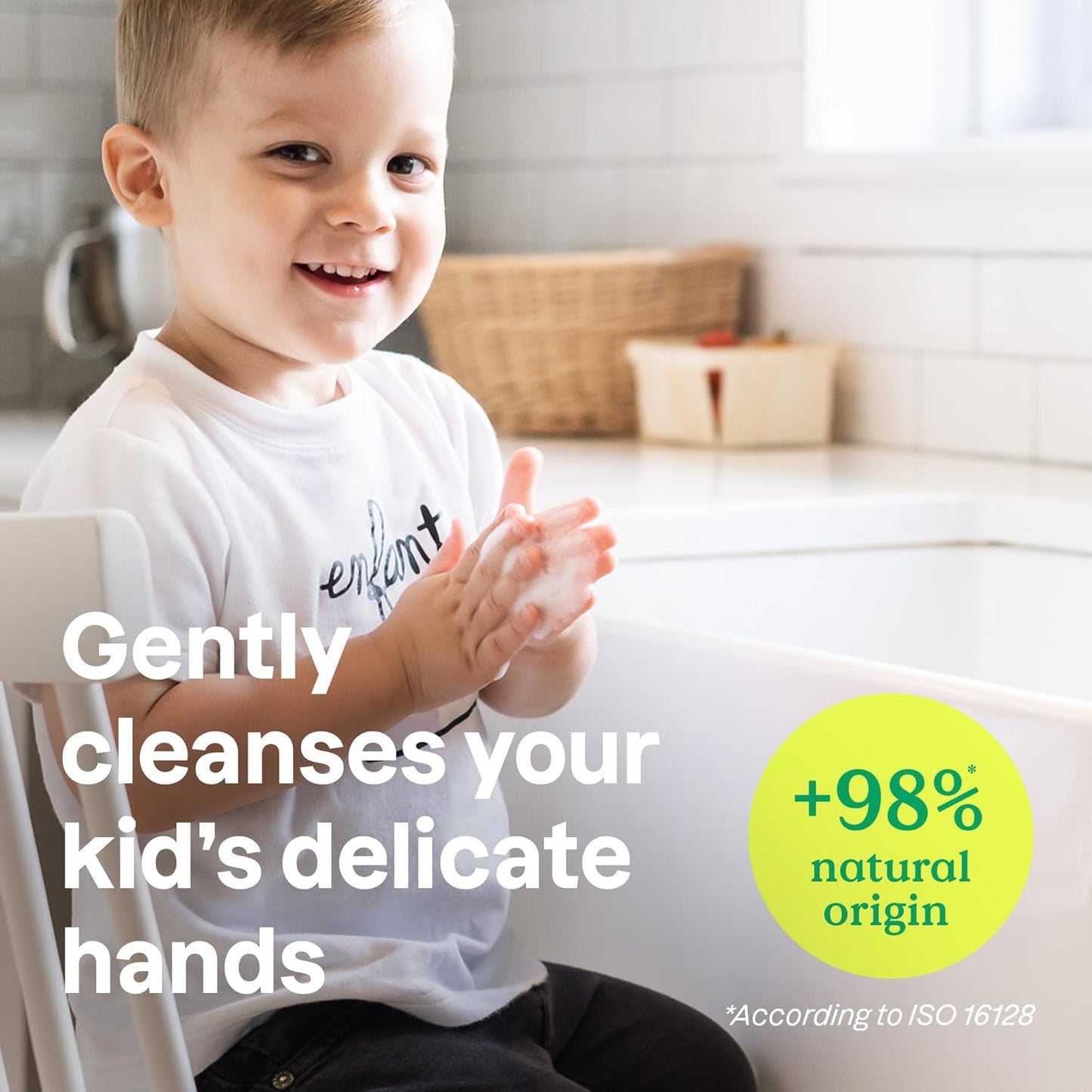 ATTITUDE Foaming Hand Soap for Kids, EWG Verified, Dermatologically Tested, Plant- and Mineral-Based Ingredients, Vegan, Blueberry, 10 Fl Oz (Pack of 3)