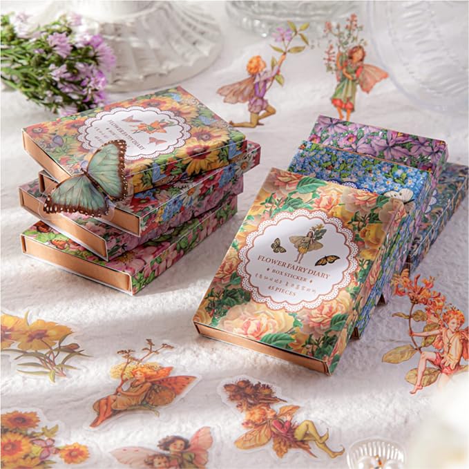 Vintage Fairy Stickers for for Journaling