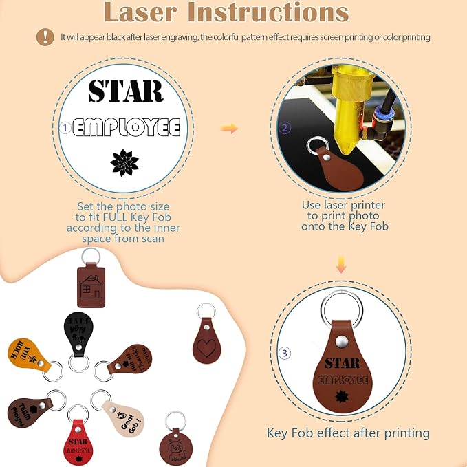 30 Pcs Laser Engraving Blanks