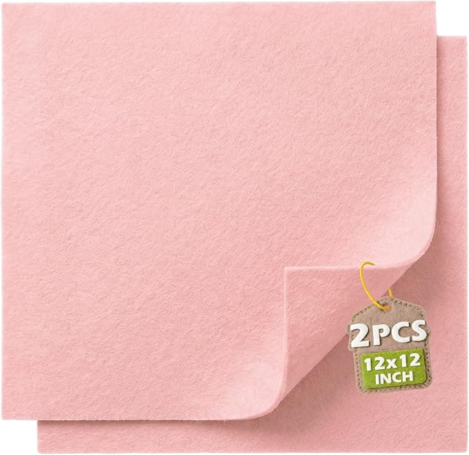 Peach Soft Felt Sheets for Crafts, 1.6mm Thick, Handmade Crafts, DIY Projects
