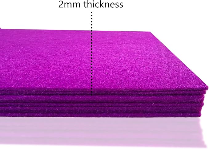 Jtnohx Stiff Felt, 2mm Thick Felt Sheets