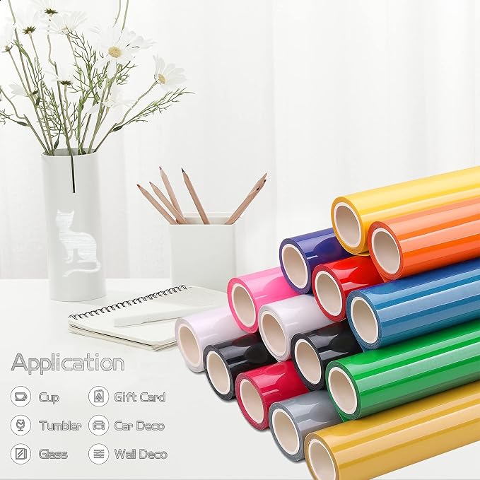Brushed Silver Permanent Adhesive Vinyl Roll