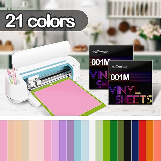 TECKWRAP 001 Matte Permanent Vinyl 12" x 12" 21 Colors