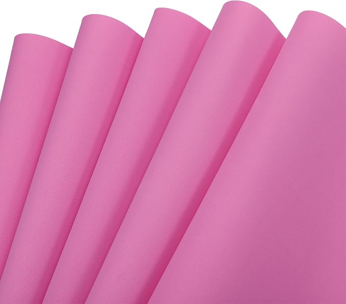 MECCANIXITY EVA Foam Sheets Rose Red 19.7 Inch x 19.3 Inch 1mm Thick Crafts