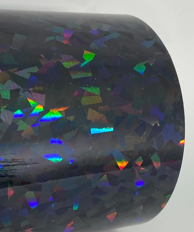 Holographic Crystal Sign Vinyl, HOLOCRYSTAL self-Adhesive Plastic