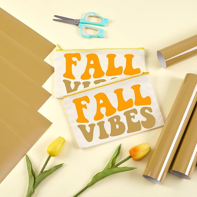 HTVSTD Dark Brown Boho HTV Heat Transfer Vinyl 8pcs 12×10in Iron on Vinyl |