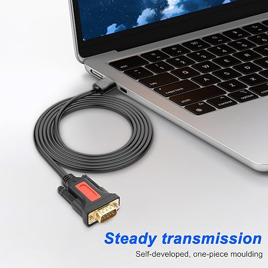 XMSJSIY USB to RS232 DB9 Serial Adapter Cable USB A Male to D-SUB 9-Pin Male Converter Cord with Gold Plated Support Winows11/10/8.1/8/7 Vista/XP and Mac OS -1.5M/4.29FT
