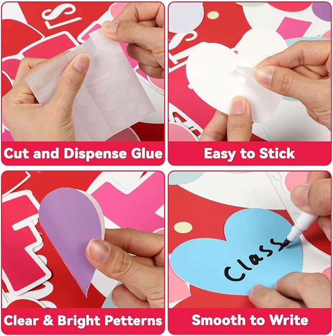 Valentine's Day Bulletin Board Set Valentine's Love Heart Classroom Decoration
