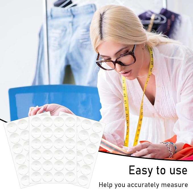 72pcs Non-Slip Silicone Grips for Quilt Templates, Quilting Rulers, Adhesive