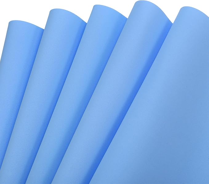 MECCANIXITY EVA Foam Sheets Gray Blue 19.7 Inch x 19.3 Inch 1mm Thick Crafts