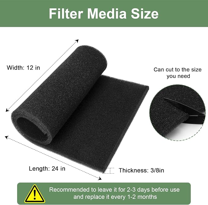 Air Filter Foam Sheet Material Replacement