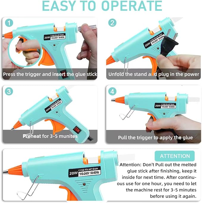 Hot Glue Gun Kit Mini: Mini Hot Glue Guns Kit