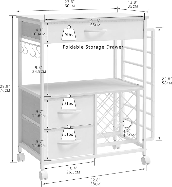 VENNQD Storage cart Compatible