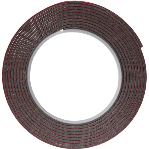 3M Auto Exterior Attachment Tape, 1/4 in x 5 ft, Heavy Duty Double-Sided