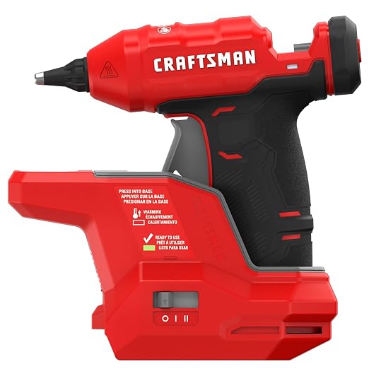 CRAFTSMAN V20 Mini Cordless Hot Glue Gun and Sticks Set