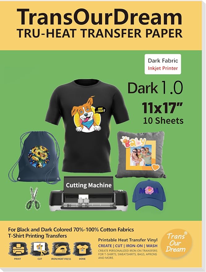 TransOurDream Dark Heat Transfer Paper