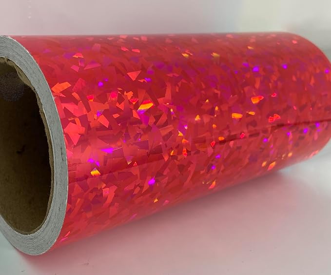 Holographic Crystal Sign Vinyl, HOLOCRYSTAL self-Adhesive Plastic