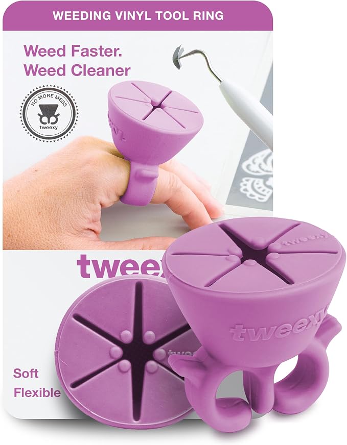 tweexy Craft Vinyl Weeding Scrap Collector Ring | Weeding Tools