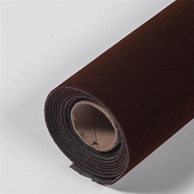 Coffee Large Size Self Adhesive Soft Velvet Drawer Liner DIY Fabric Felt Liner