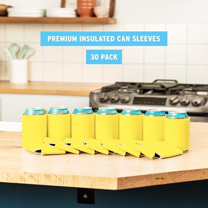 Blank Beer Can Coolers Sleeves Soft Insulated Beer Can Coolies