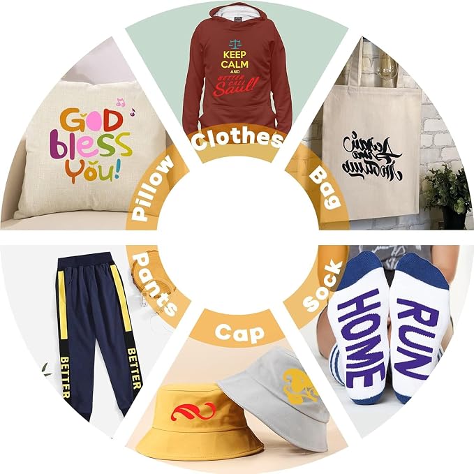 IModeur 20 Pack Heat Transfer Vinyl Sheets