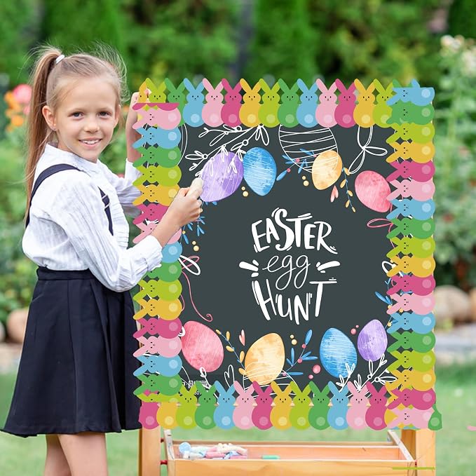 69Ft Easter Bulletin Board Borders Bunny Die-Cut Border Trim