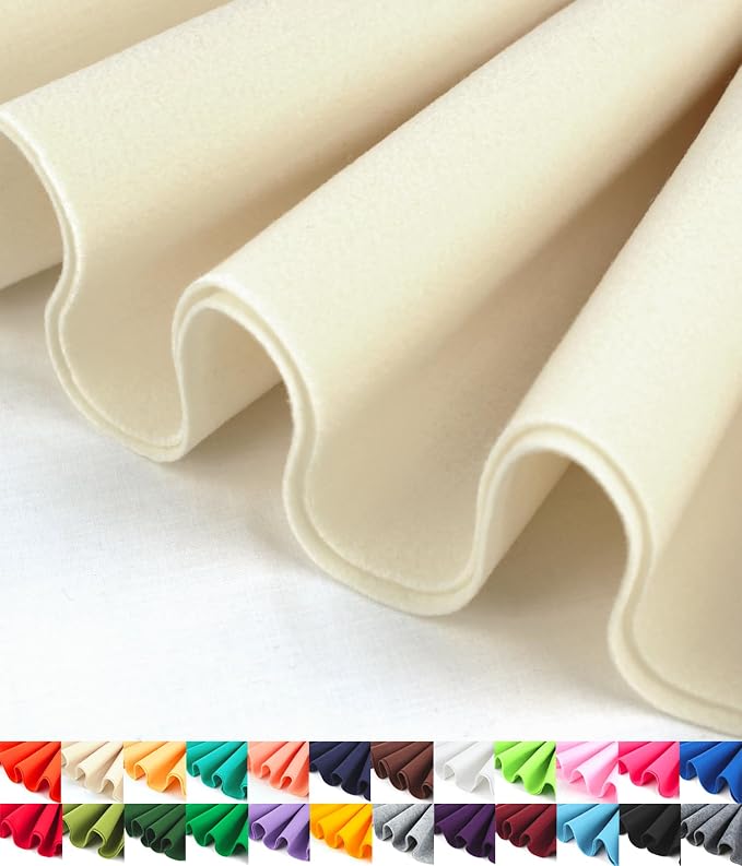 Barcelonetta | Felt Fabric | 72" Wide | 1.6mm Thick | Acrylic & Soft | Felt by
