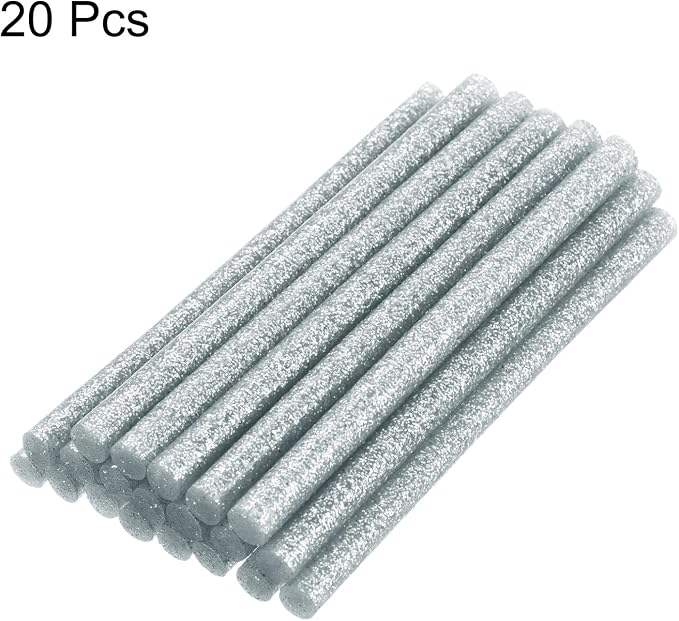uxcell 20pcs Hot Glue Sticks for Glue Gun 11mm/0.43-inch x 6-inch Mini Hot Melt