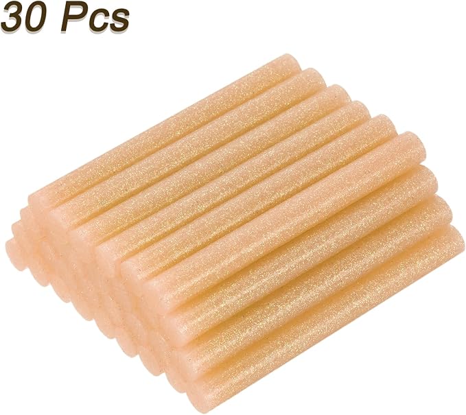 uxcell 30pcs Mini Hot Glue Gun Sticks 4-inch x 0.43-inch High Sticky Large Hot