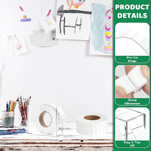 5 Roll Double Sided Foam Tape for Crafts