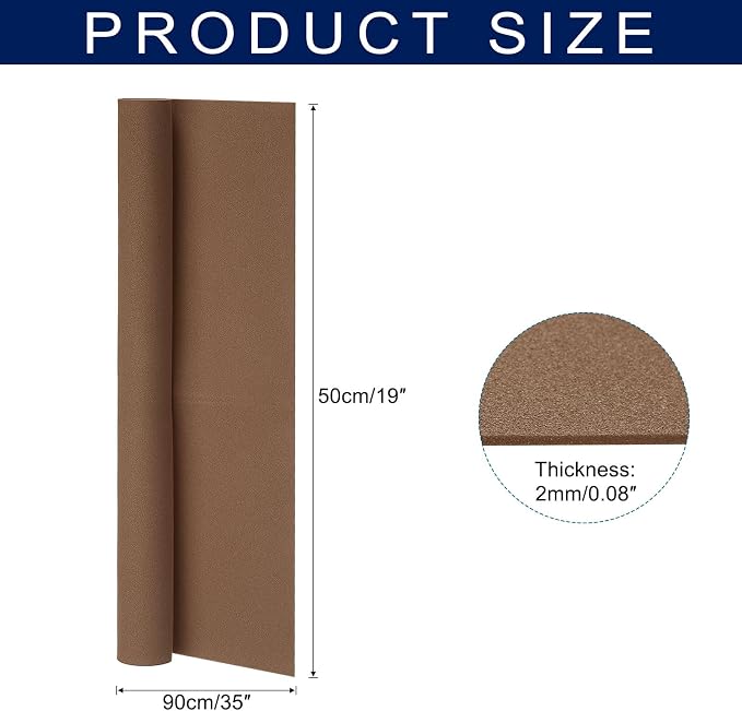 MECCANIXITY Foam Sheets Crafts 35x19 Inch 2mm EVA Craft Foam Paper Foam Sheets