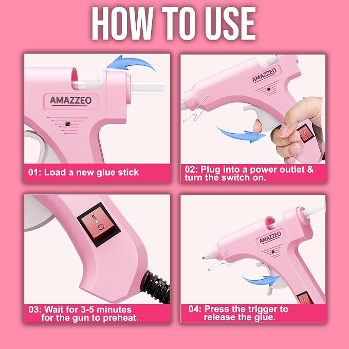 Hot Glue Gun and Sticks Set 40pcs
