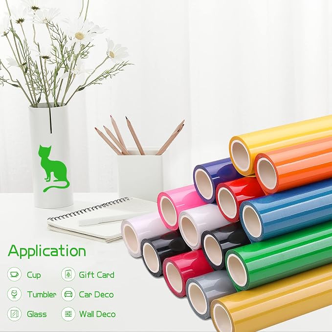 Limette Green Permanent Adhesive Vinyl Roll