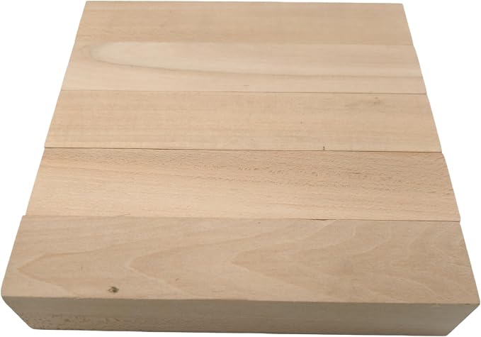 5PCS Basswood Carving Blocks, Whittling Wood Carving Kit, Unfinished Wooden
