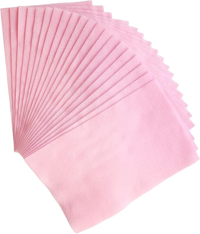 Jtnohx Color Felt, Soft Felt Sheets, 1.4mm Thick 8"x12" Handicraft Felt Fabrics