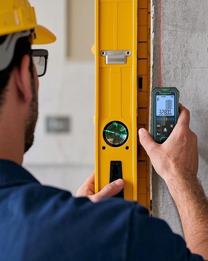Laser Measuring Tool 165 Feet, RockSeed Portable Laser Measure, Digital